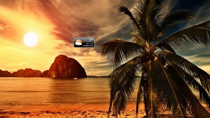 Viblack Weather Windows 7 Gadget