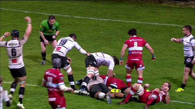 TOP14 - Brive - Racing Metro 92: Essai Sisa Koyamaibole (BRI) - J20 - Saison 2014/2015