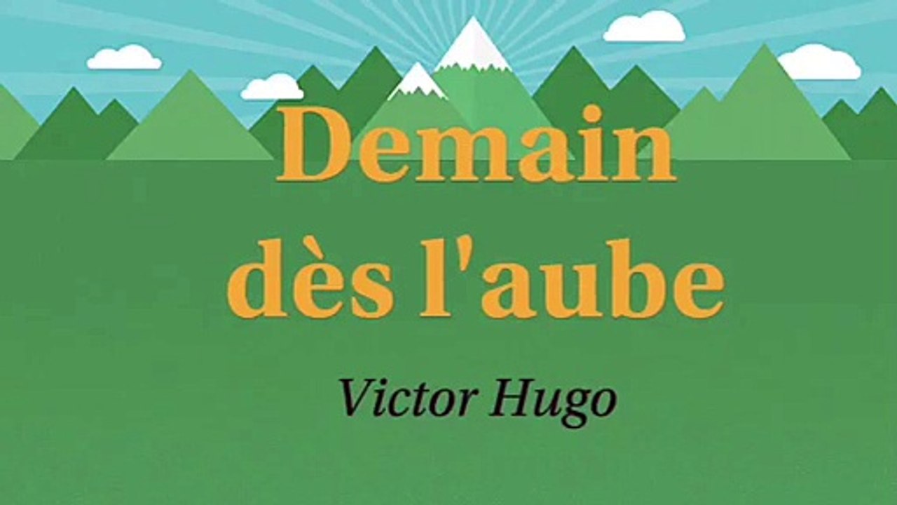 Théo lit "Demain dès l'aube", de Victor Hugo