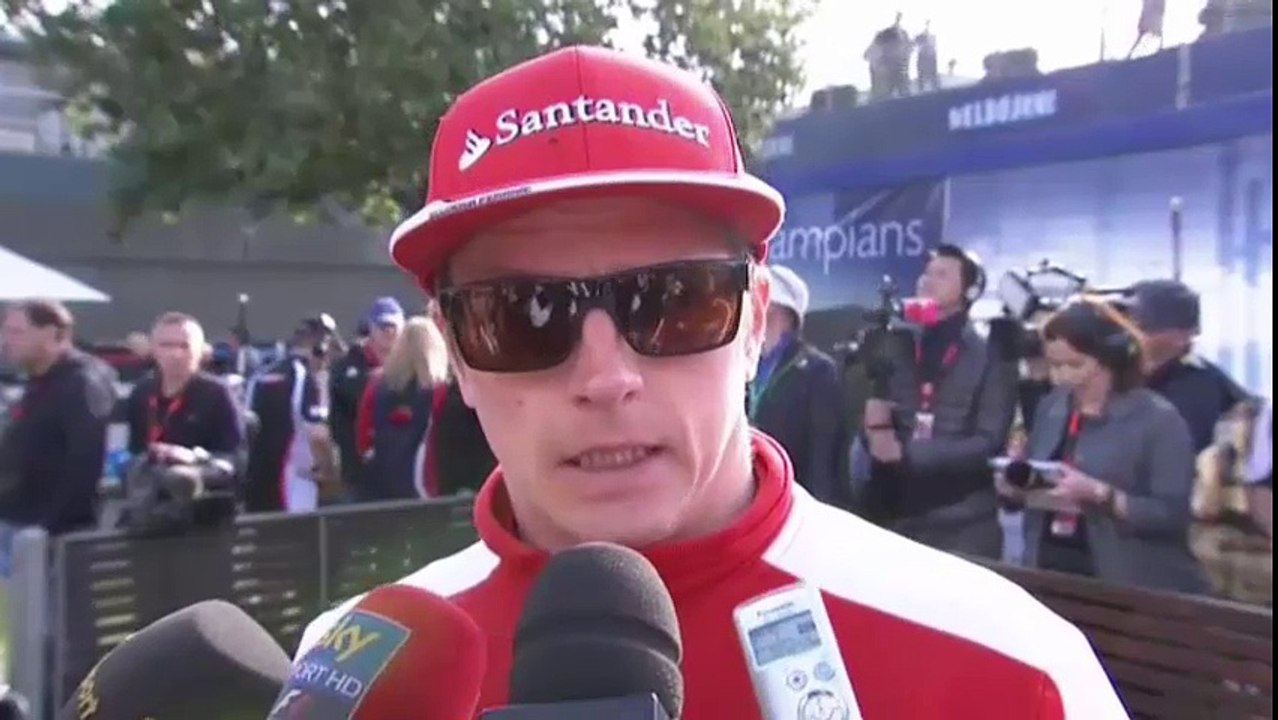 Kimi: "Colpito da dietro e sul fianco"