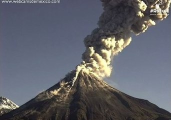 Spectacular Volcanic Eruption in Mexico