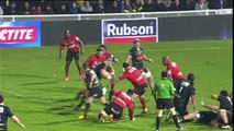TOP14 - La Rochelle - Oyonnax: Essai Levani Botia (LAR) - J20 - Saison 2014/2015