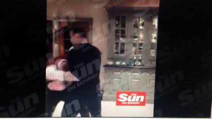 Wayne Rooney KO'd in the kitchen by Phil Bardsley