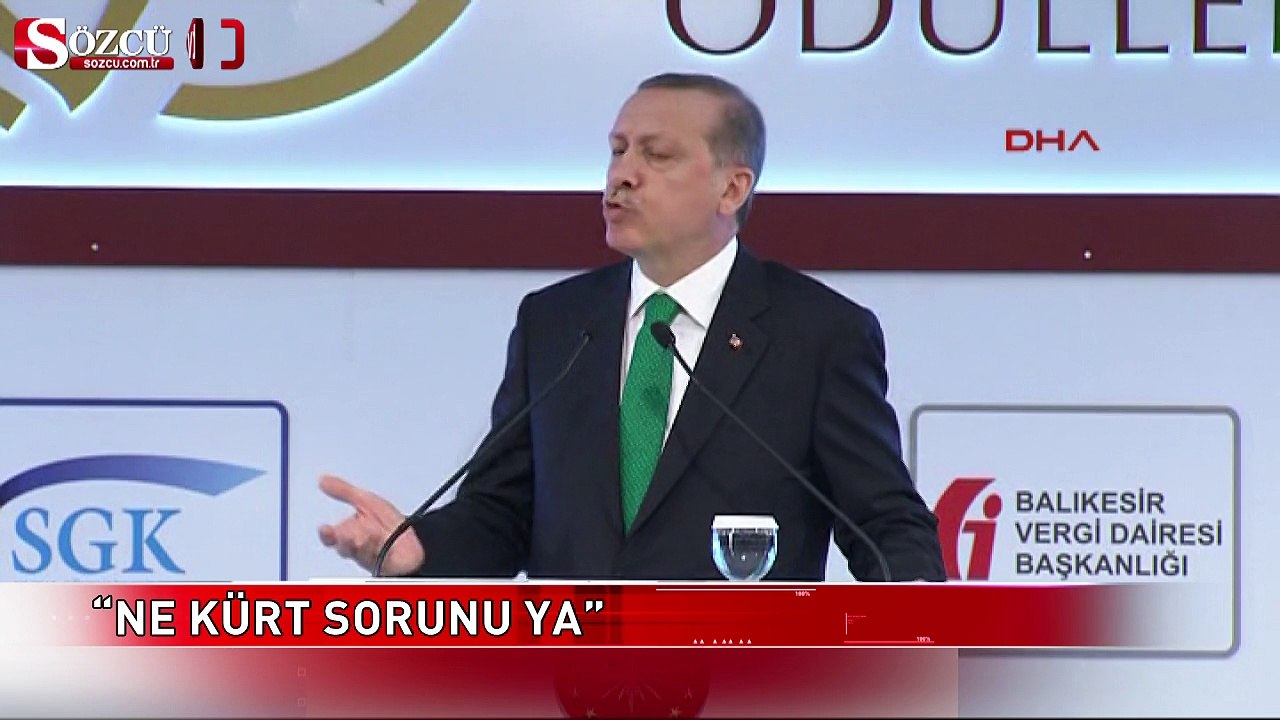 “Ne Kürt sorunu ya…”