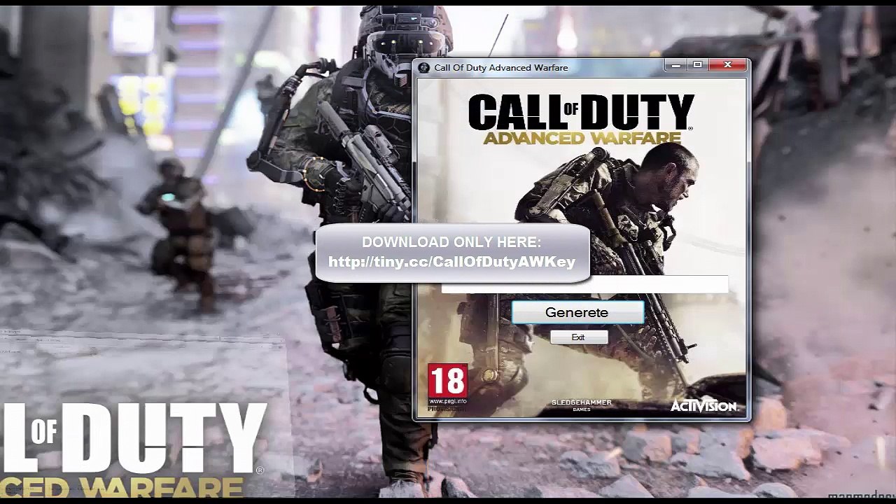Call Of Duty Advanced Warfare Key Generator CD Key Serial Key NO SURVEY