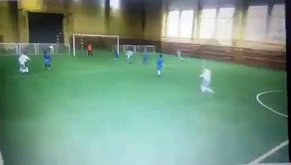 Shocking! Russian coach kicks the s*** out of a kid in children’s game in Moscow!