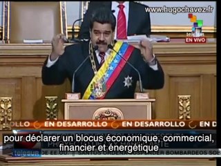 Maduro : "Le Venezuela fait face à une très grave menace".