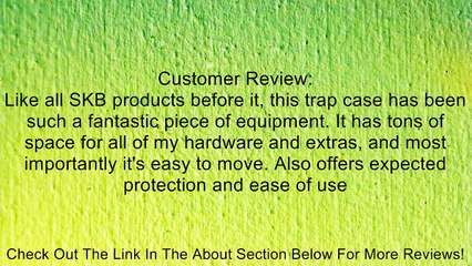 SKB Trap X1 Large Drum Hardware Case, with Internal Tray and Wheels Review