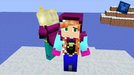 A Minecraft Animation ~ For The First Time In Forever Frozen (Parody)