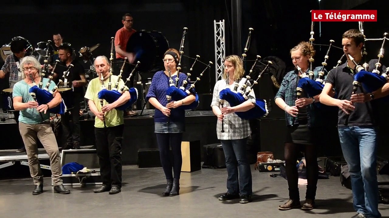 Saint-Brieuc. Un bagad de concours