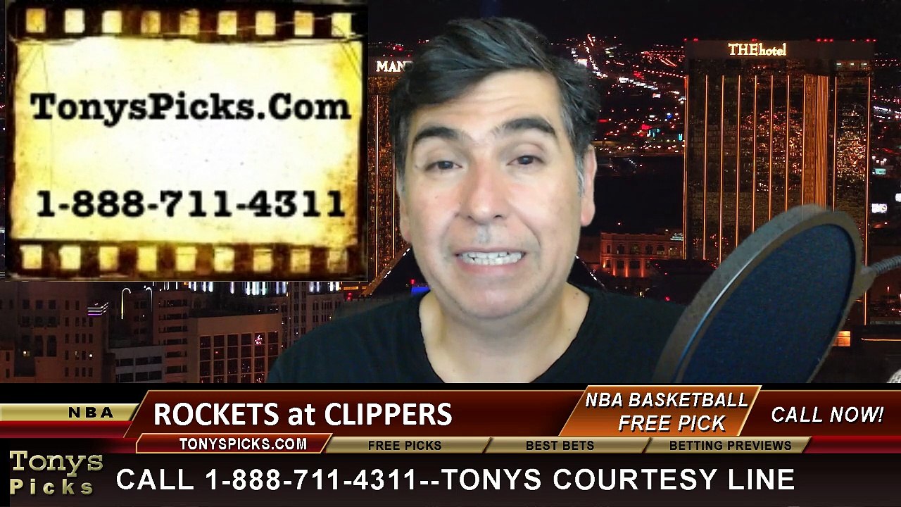 LA Clippers vs. Houston Rockets Free Pick Prediction NBA Pro Basketball Odds Preview 3-15-2015