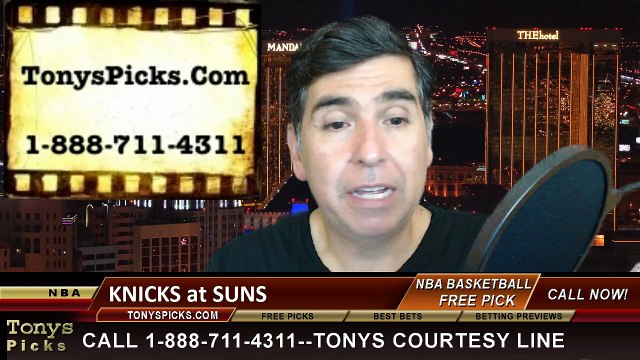 New York Knicks vs. Phoenix Suns Free Pick Prediction NBA Pro Basketball Odds Preview 3-15-2015