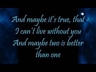 Boys Like Girls ft Taylor Swift~ Two Is Better Than One Lyrics