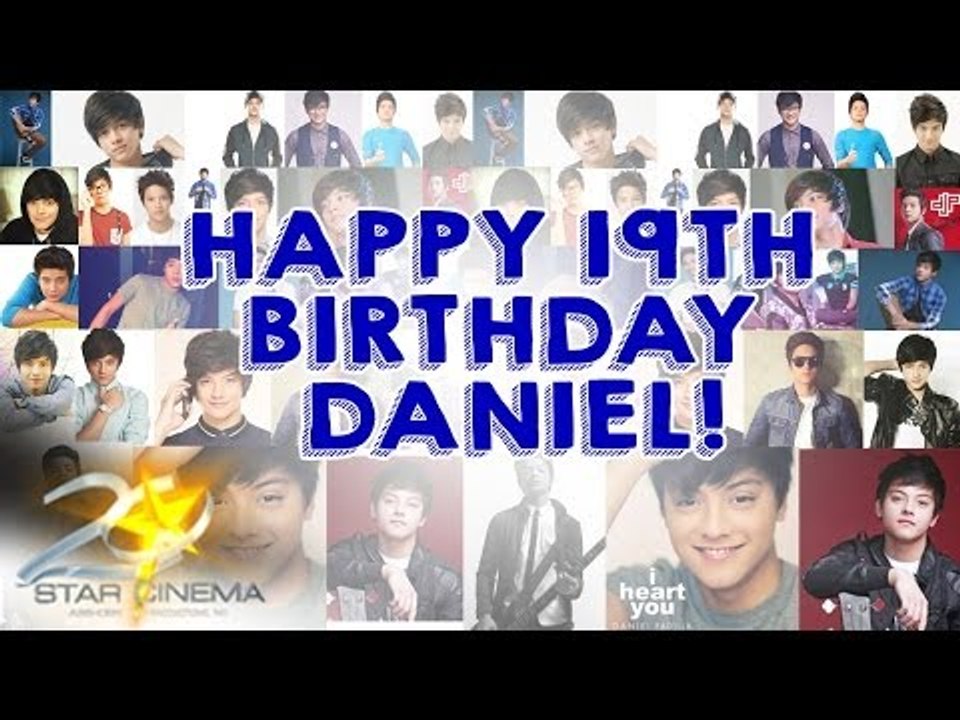 Daniel Padilla Birthday Greetings