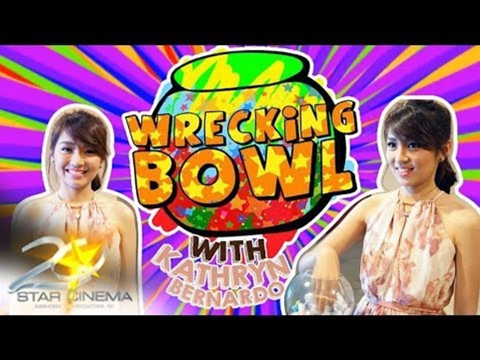 Part 1 Kathryn Bernardo answers questions from the Wrecking Bowl