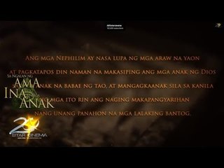 Sa Ngalan ng Ama Ina at mga Anak (Ang Nephilim at Eye of Providence)