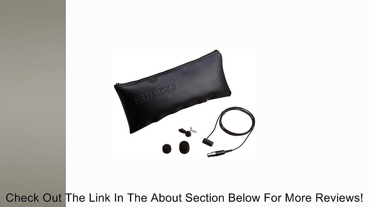 Shure WL183 Lavalier Condenser Microphone Review