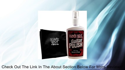Ernie Ball 4222 Guitar Polish with Cloth Review