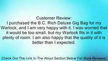 B.C. Rich BCGBAG1 30mm Deluxe Padded Guitar Gig Bag for All Models Except Beast and V Style Review