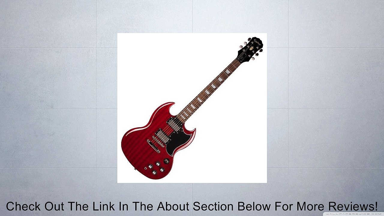 Epiphone  "Worn" G-400  Solid Body Electric Guitar  Model SG with vintage style "Worn" Cherry Finish Review