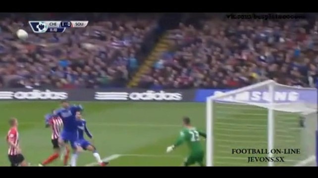 Diego Costa goal - Chelsea vs Southampton 1~0 | 15-03-2015