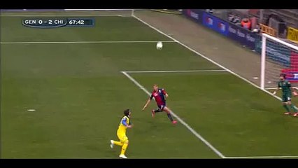 Goal Paloschi - Genoa 0-2 Chievo - 15-03-2015
