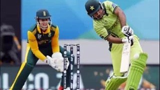 Sarfraz Ahmed hits 3 Sixes in Over vs South Africa WorldCup2015 - Video Dailymotion