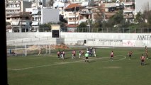Το γκολ φάουλ του Μοσχάκη για το 1-1 στο Άρτα - ΑΟ Τρίκαλα