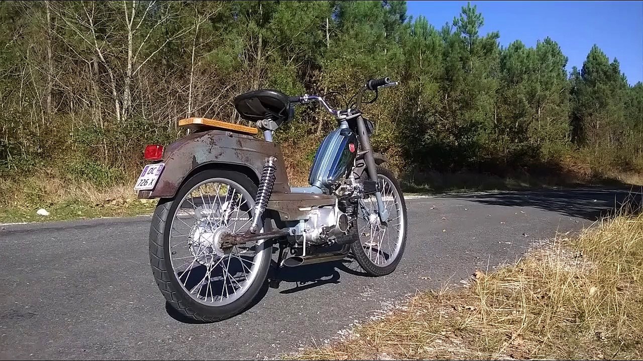 Mobylette Peugeot BB swap 125cc