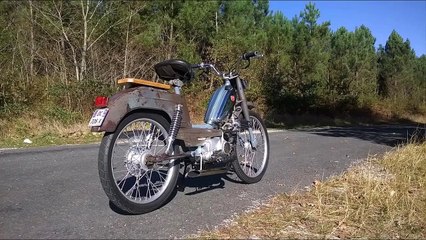 Mobylette Peugeot BB swap 125cc