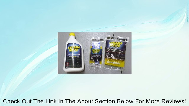 Cerama Bryte Ceramic Cooktop Cleaner (28 oz), Scraper and 5 Cleaning Pads Combo Kit Review