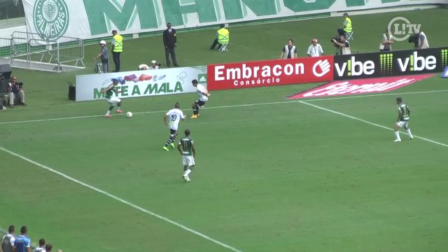 Que categoria! Joia do Palmeiras protagoniza belo lance e sofre falta