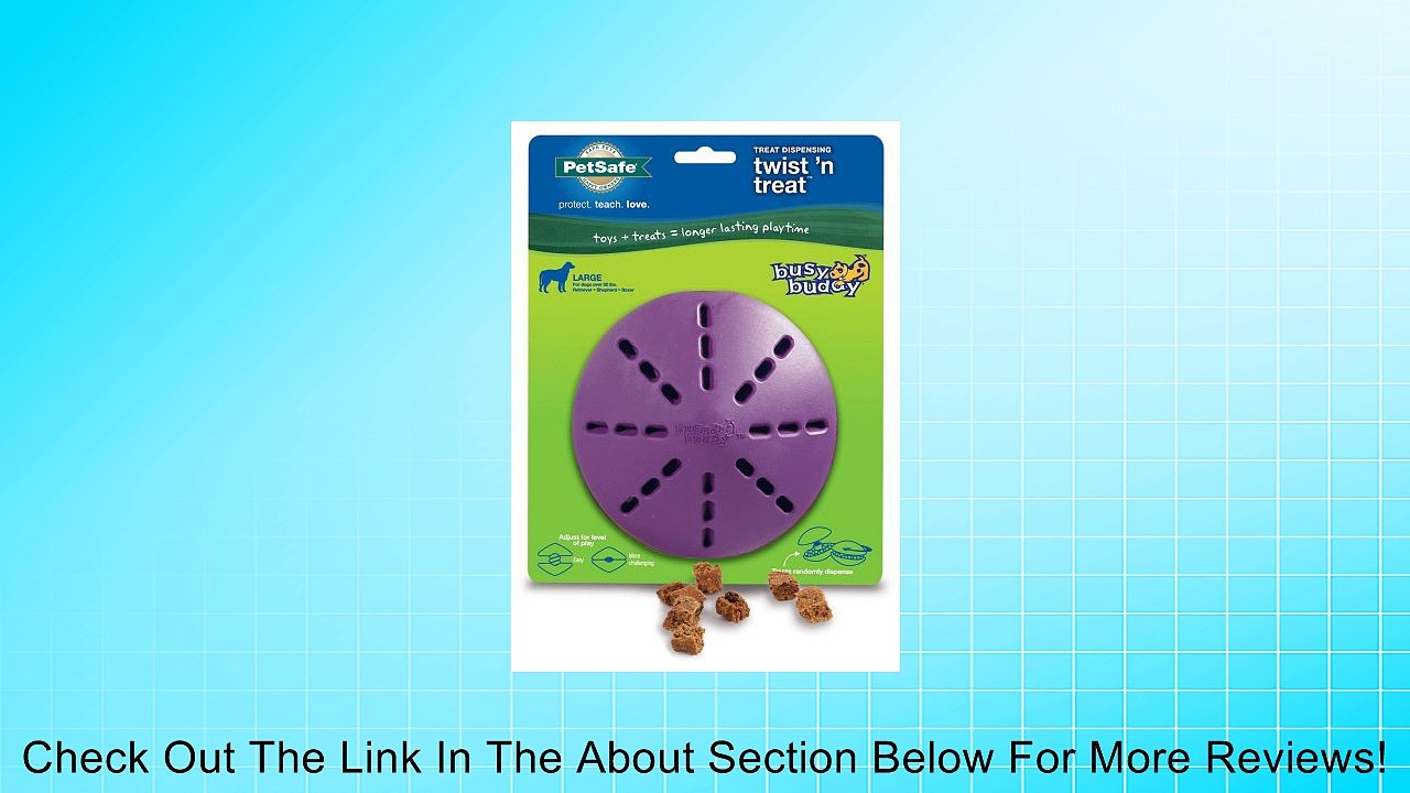 PetSafe Busy Buddy Twist 'n Treat Dog Toy Review
