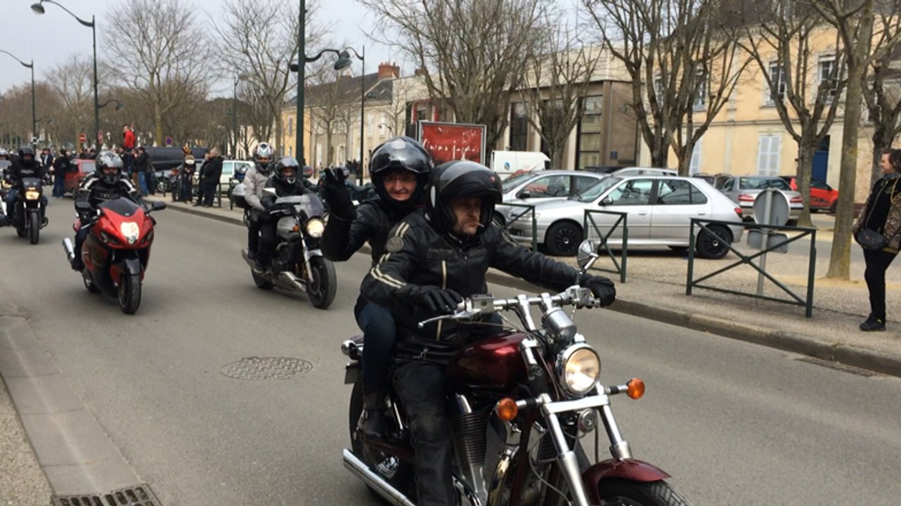 Balade en hommage aux motards de France