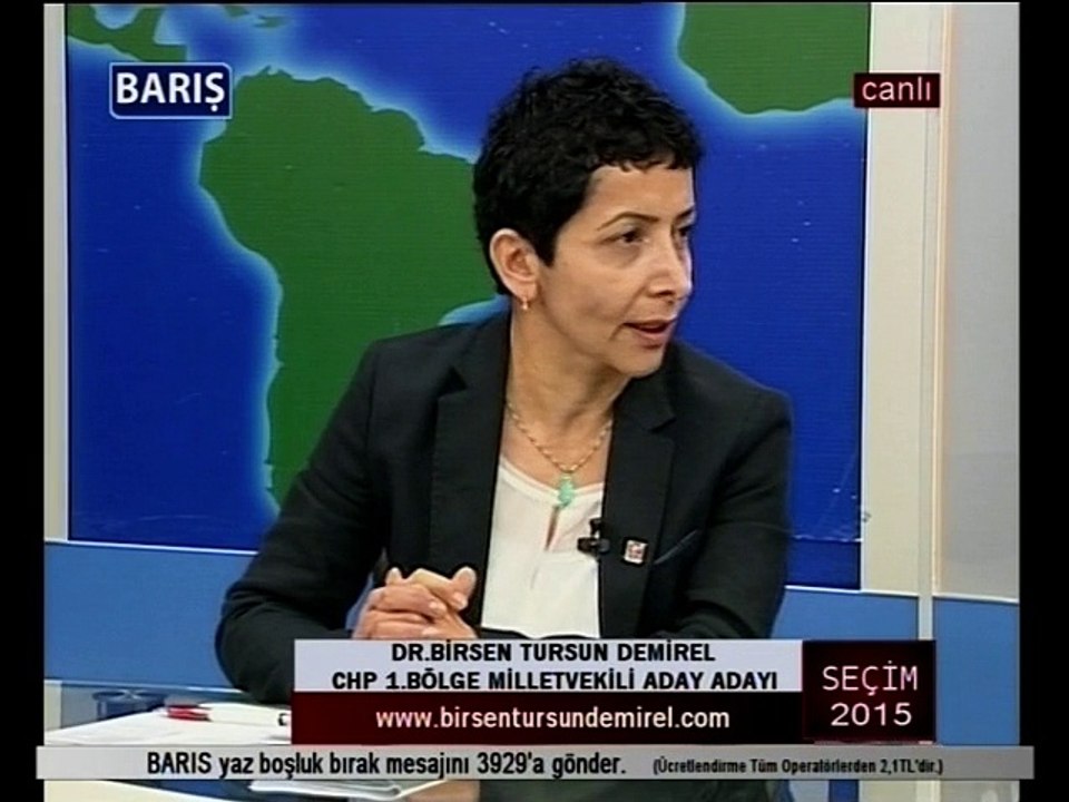 DR.BİRSEN TURSUN SEÇİM KONUŞMASI CHP ADAY ADAYI-AHMET COŞKUNAYDIN BARIŞ TV