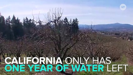 California Only Has One Year Of Water Left