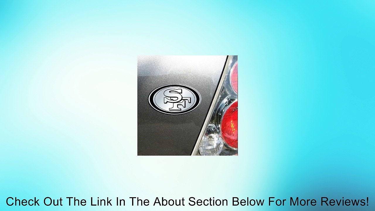 NFL San Francisco 49Ers Chrome Automobile Emblem Review