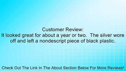 Caseys Distributing 8162010322 Baltimore Ravens Silver Auto Emblem Review