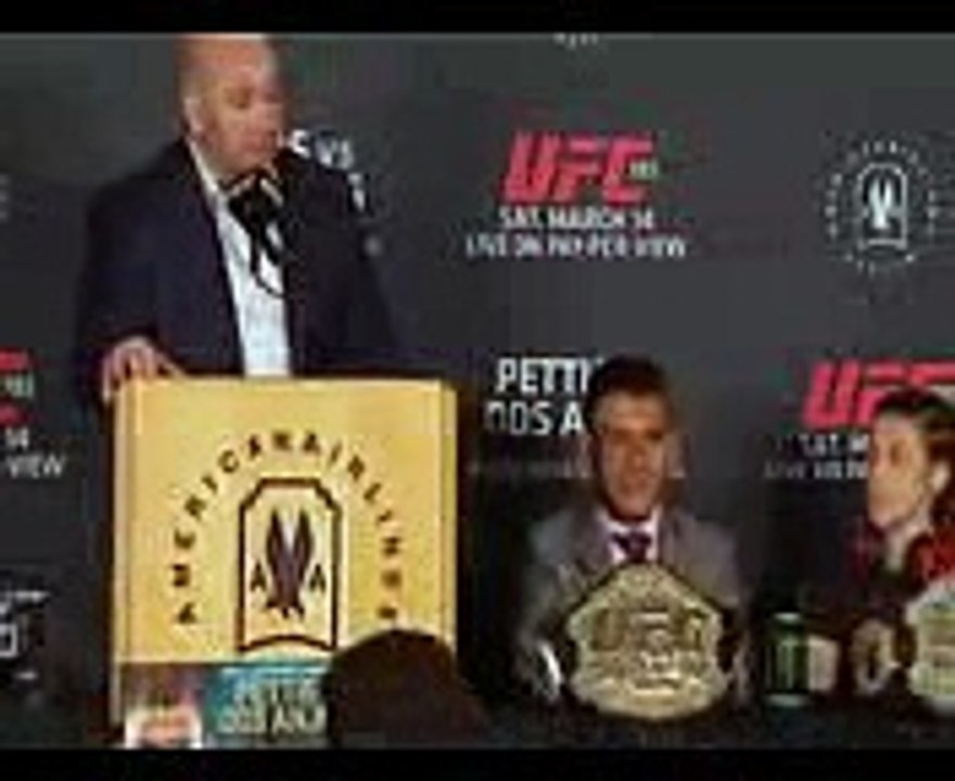 UFC 185- Pettis vs. Rafael Dos Anjos  Press Conference
