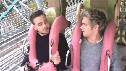 One Direction - On Roller Coaster while being interviewed! NBC TV Special