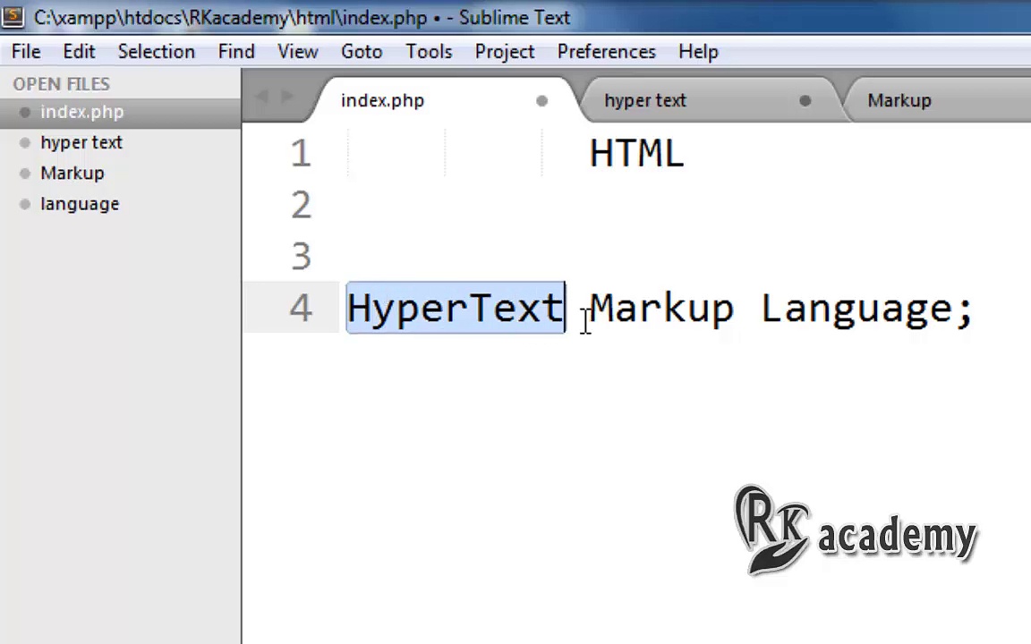 HTML For Beginners