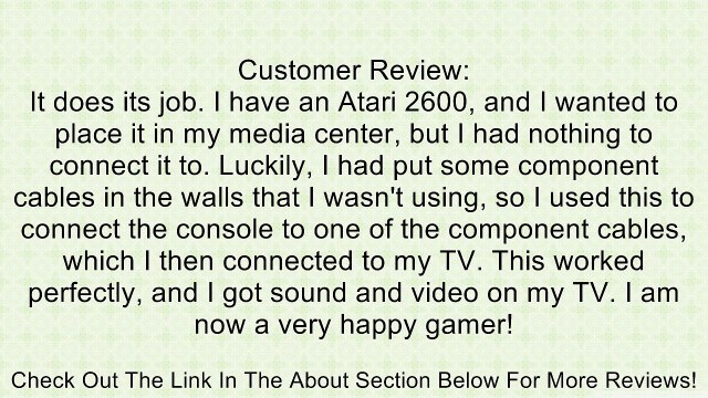 C2G / Cables to Go 29507 75-Ohm RCA Video Coupler Review