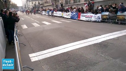 L'arrivée du Paris-Troyes