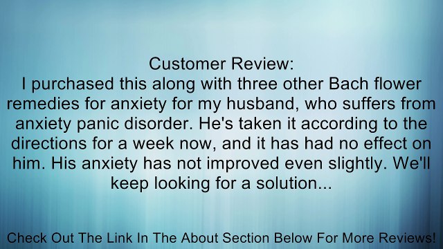 Rock Rose Flower Essence - 20 ml,(Bach Flower Essences) Review