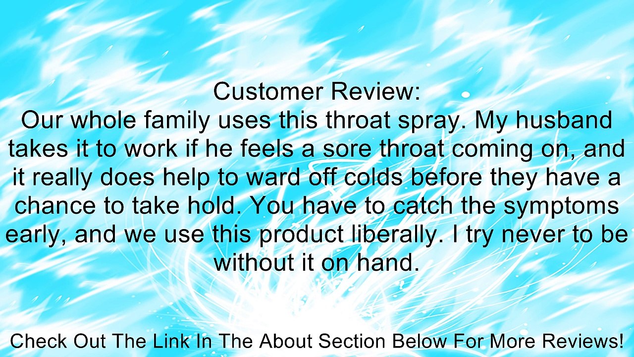 Herbs for Kids Super Kids Throat Spray, 1 Ounce Review