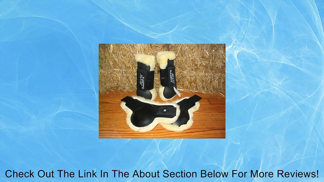 HippoStar HippoBoot SK Plus - white fetlock boot with real creme sheepskin lining Review
