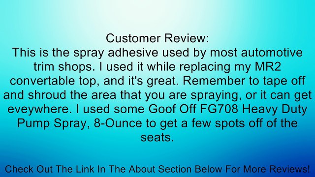 3M 08090 Yellow Super Trim Adhesive - 19 oz. Review