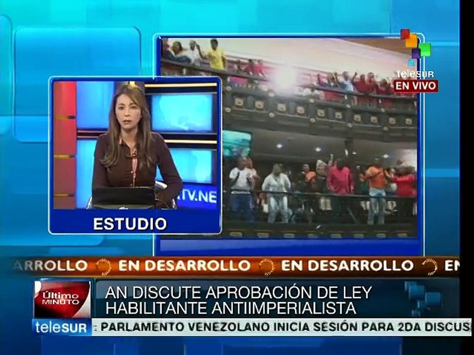 Debate y vota AN venezolana la Ley Habilitante Antiimperialista