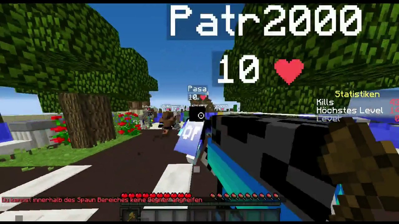 ceadeus111 ; mögliche Hacks in FFA Gungame, GommeHD.net