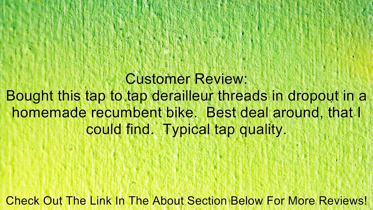 Irwin 8322 Metric Plug Tap Review